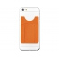 Картхолдер для телефона с отверстием для пальца, оранжевый