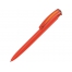 Ручка шариковая трехгранная UMA TRINITY K transparent GUM, soft-touch, оранжевый