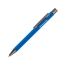 Ручка шариковая UMA STRAIGHT GUM soft-touch, с зеркальной гравировкой, синий