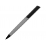 Ручка пластиковая soft-touch шариковая Taper, серый/черный