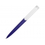 Ручка пластиковая шариковая Umbo BiColor, синий/белый