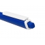 Ручка пластиковая трехгранная шариковая Lateen, синий/белый