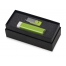 Подарочный набор Flashbank с флешкой и зарядным устройством, зеленый
