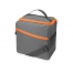 Изотермическая сумка-холодильник Classic c контрастной молнией, серый/оранжевый