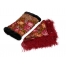 Подарочный набор: Павлопосадский платок, муфта, красный/разноцветный