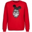 Толстовка Monkey Mouse, красная