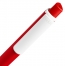 Ручка шариковая Pigra P02 Mat, красная с белым