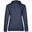 Толстовка с капюшоном женская Hoodie, синий меланж